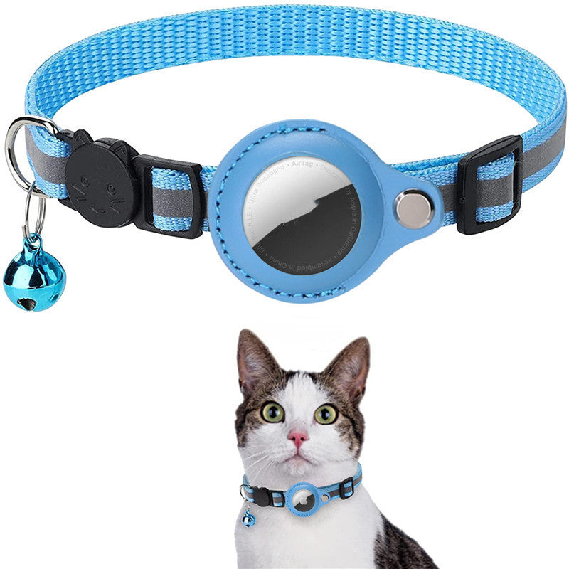 Reflective collar waterproof holder case for AirTag