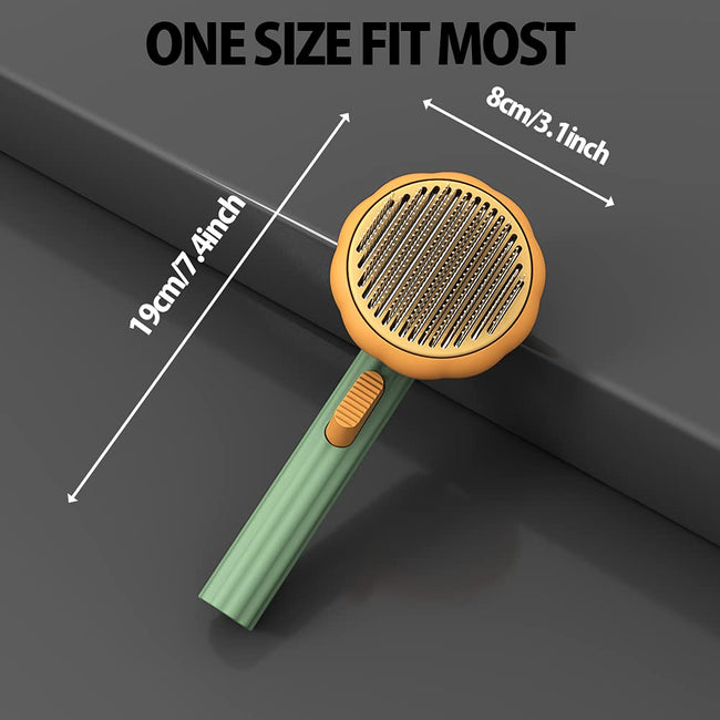 Pumpkin grooming brush detail